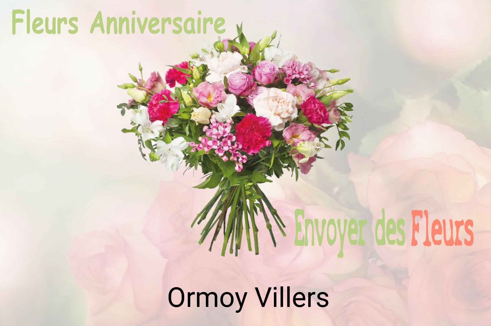 Bouquet de fleurs d’anniversaire livré à Ormoy-Villers