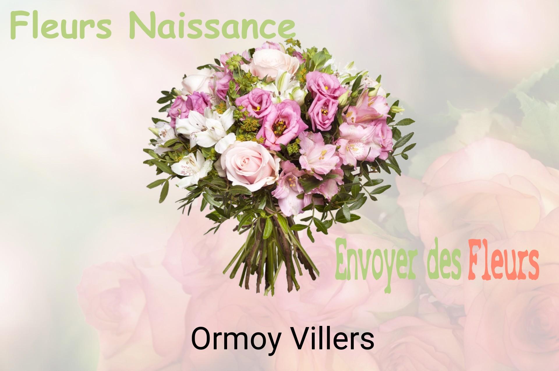 Bouquet de fleurs de naissance livré à Ormoy-Villers